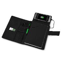 CADERNO COM CARREGADOR  4.000 mAh PERSONALIZADO